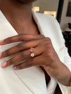 The Emma Pink Tourmaline & Diamond Ring