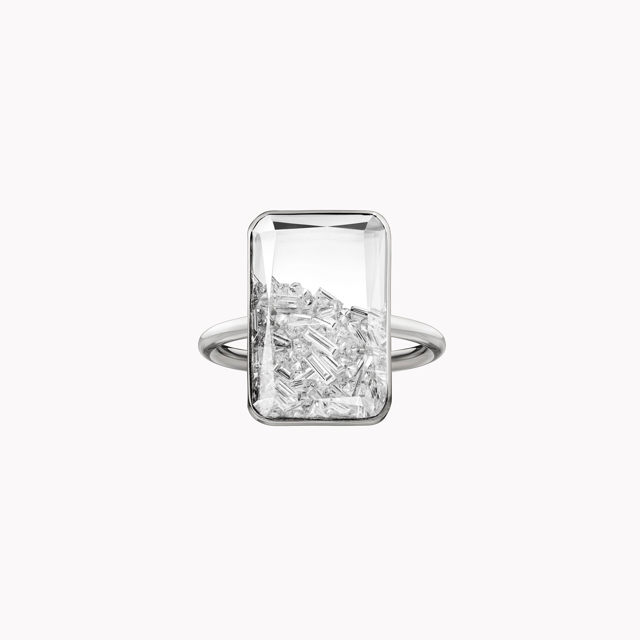 Petite Kaleidoscope Diamond Shaker Ring