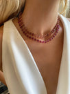 The Lena Magenta Tourmaline Necklace