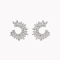 Marquise & Pear Shape Diamond Earrings