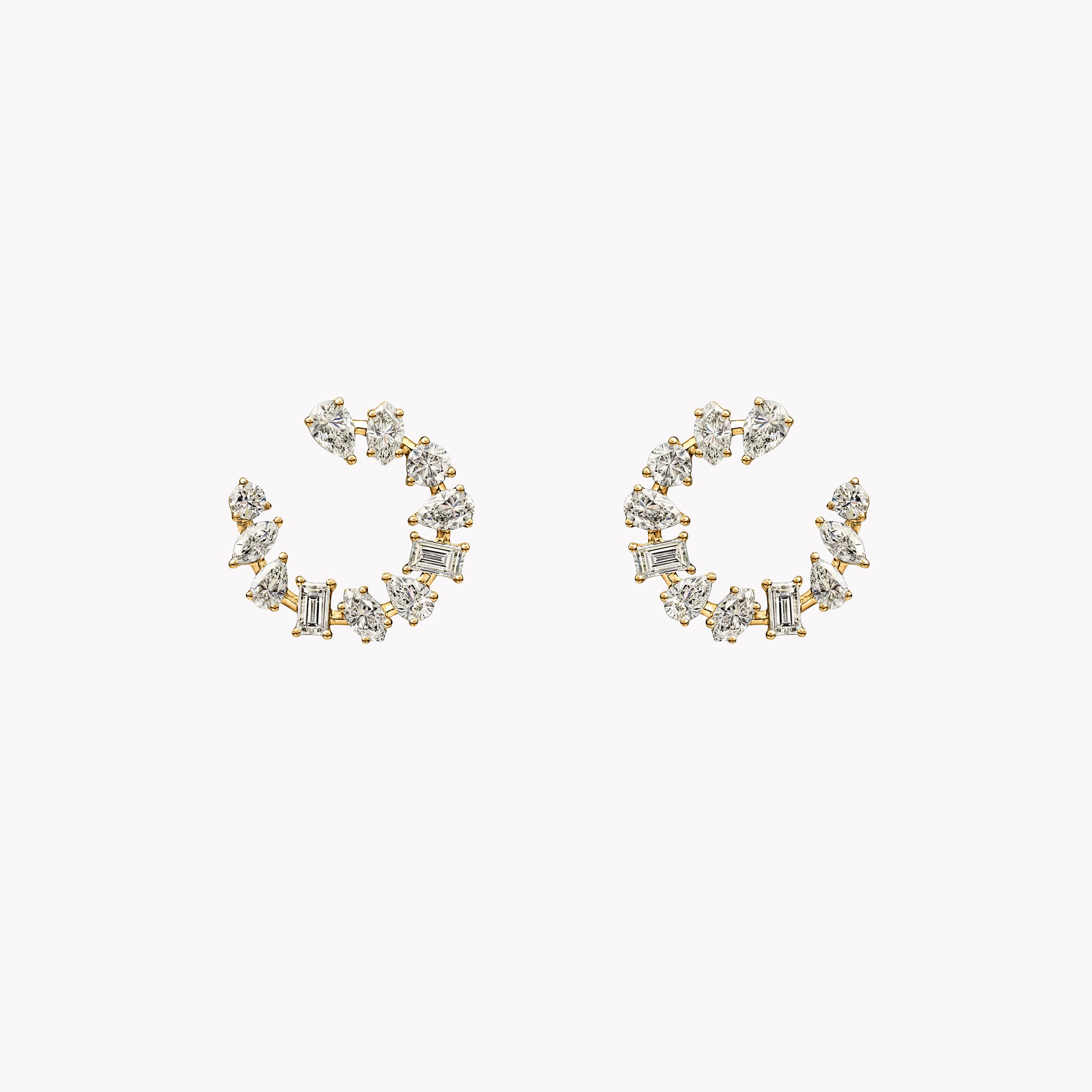 Material Good | Mini Multi-Shape Open Hoop Earrings
