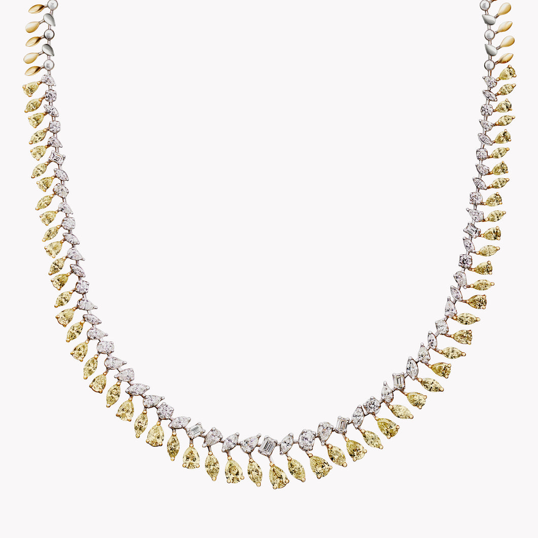 Two-Tone Multi-Shape Necklace