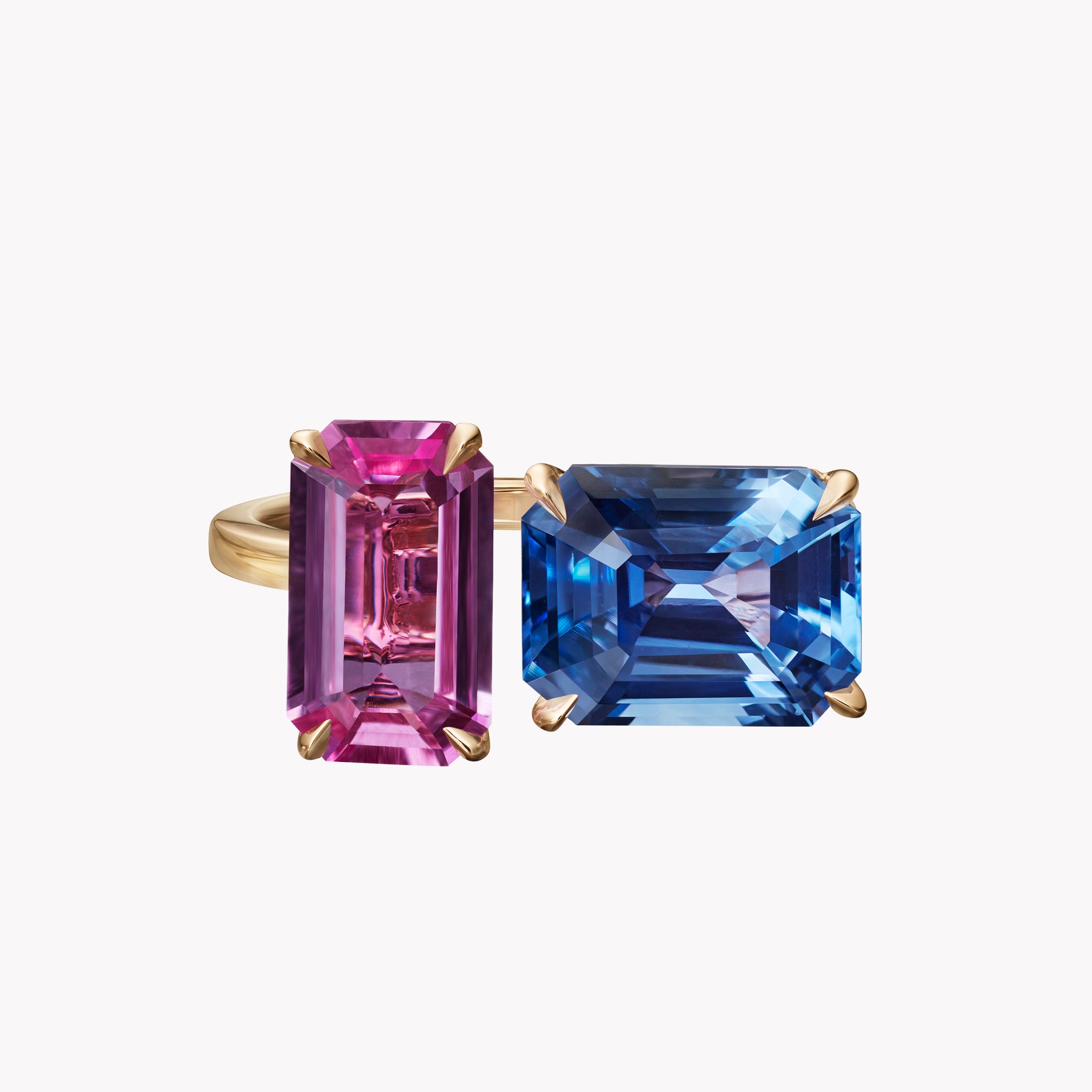 The Harper Sapphire Duo Ring