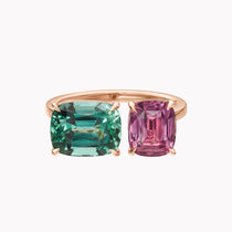 The Harper Sapphire & Tourmaline Ring