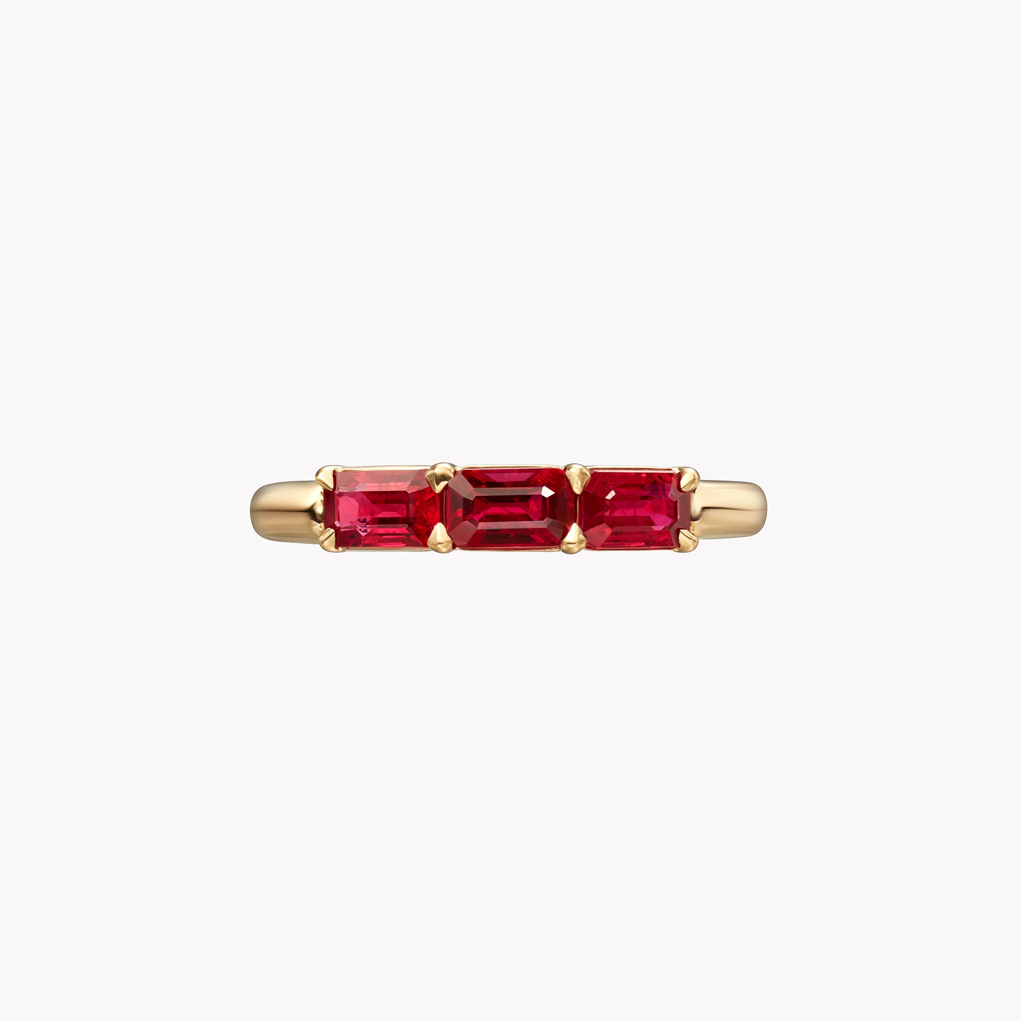 East-West Ruby Ring