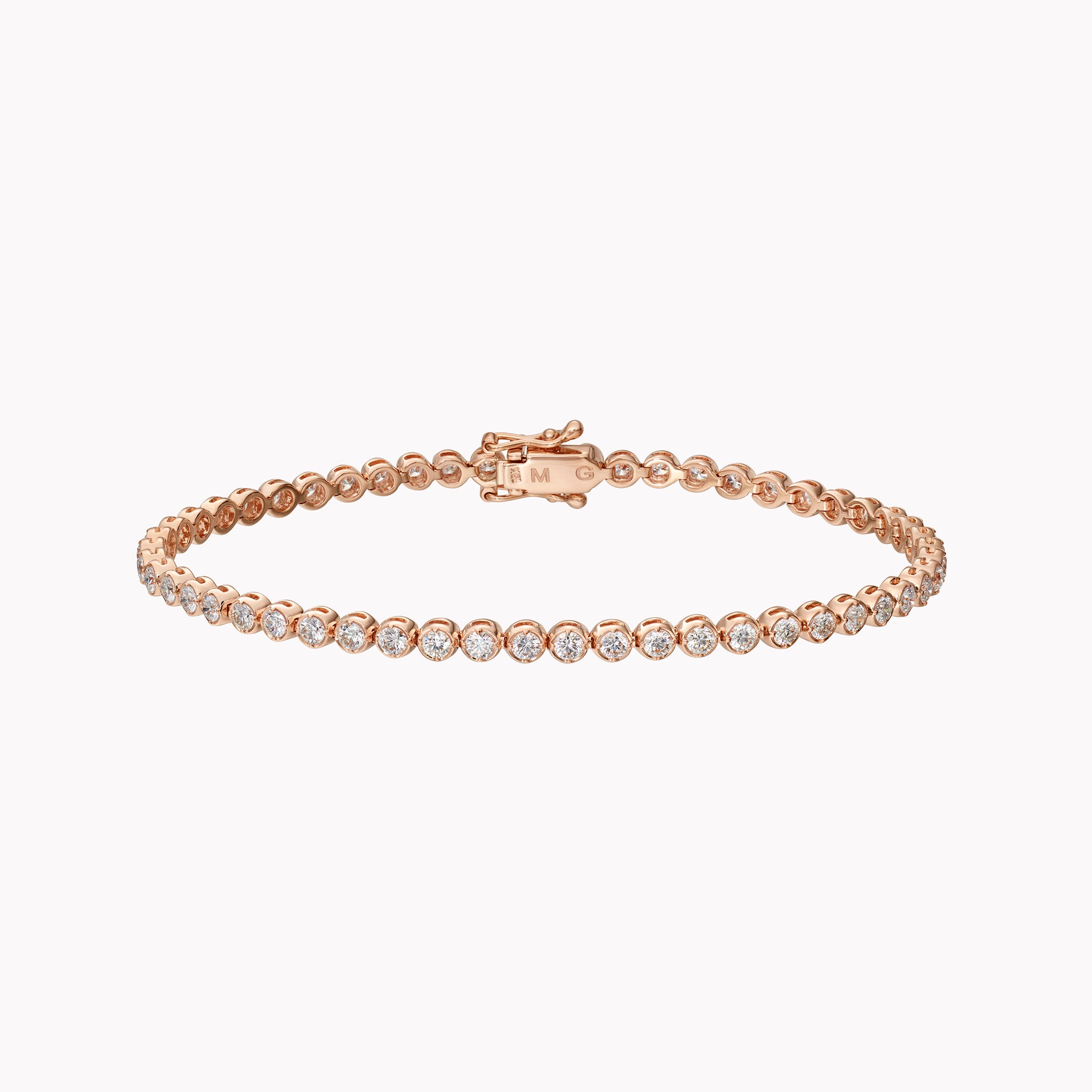 Diamond Bezel Wire Bracelet