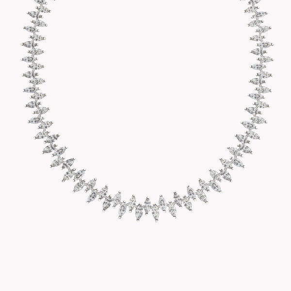 Material Good  Small Multi-Shape Diamond Necklace