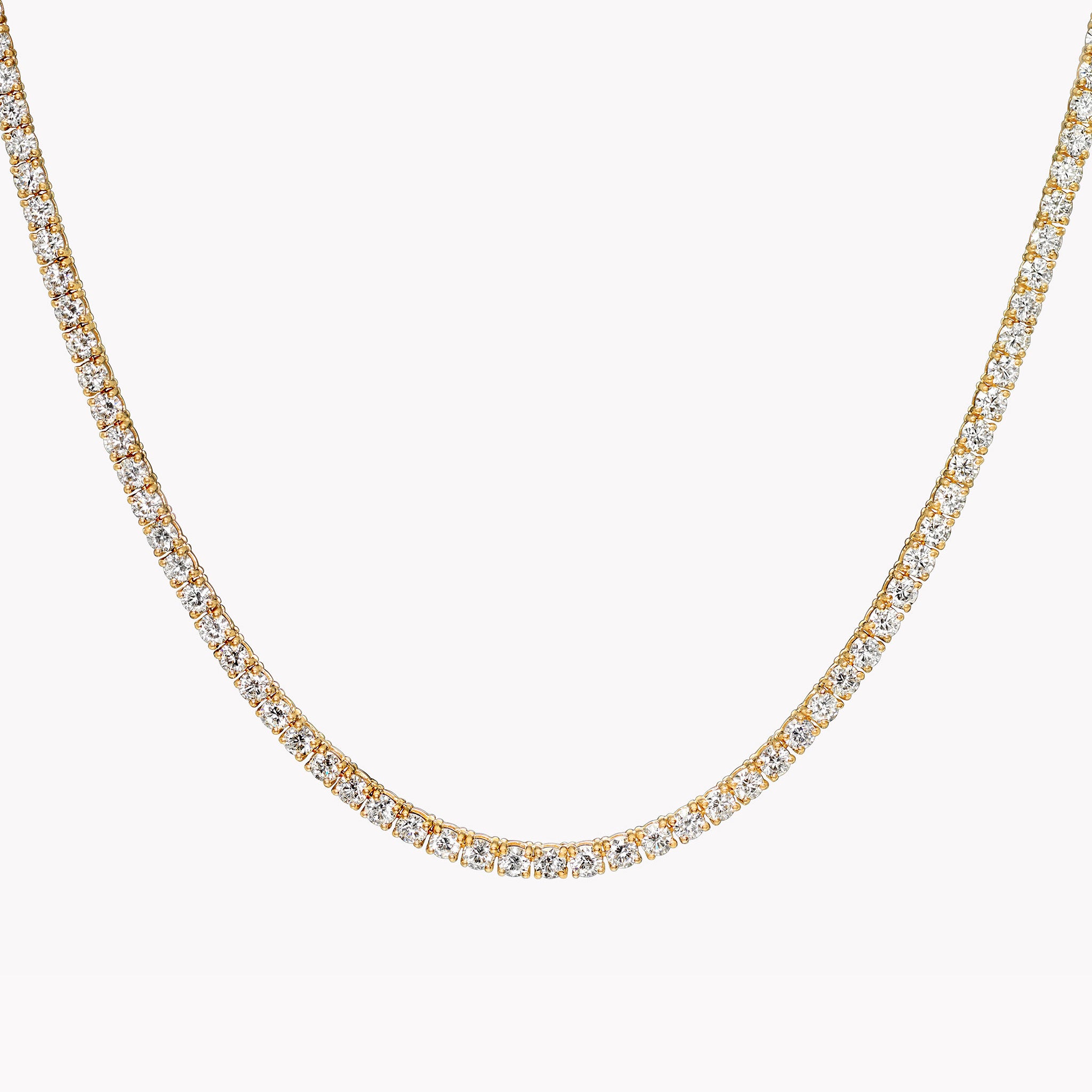 10 carats Tennis diamond necklace