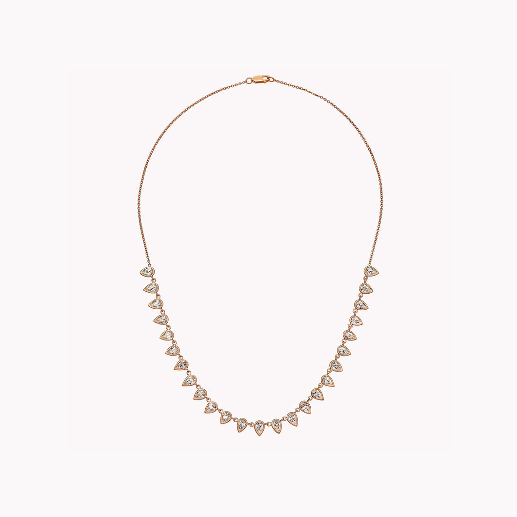The Lena Pear Shape Necklace