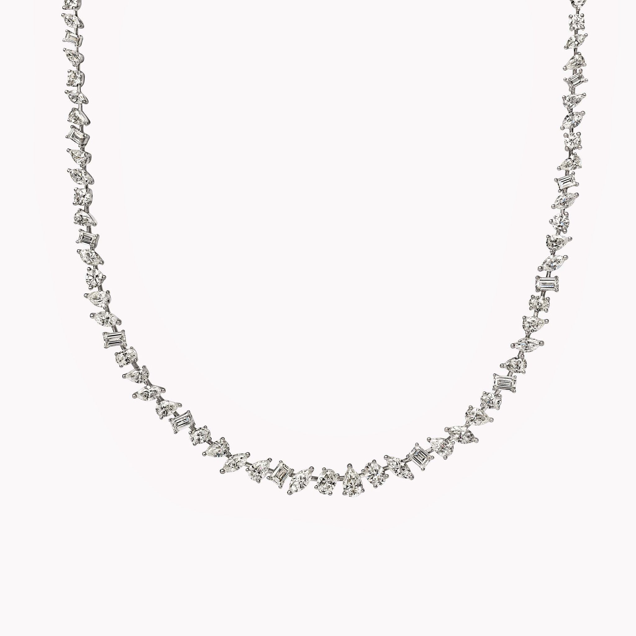 Medium Multi-Shape Diamond Necklace