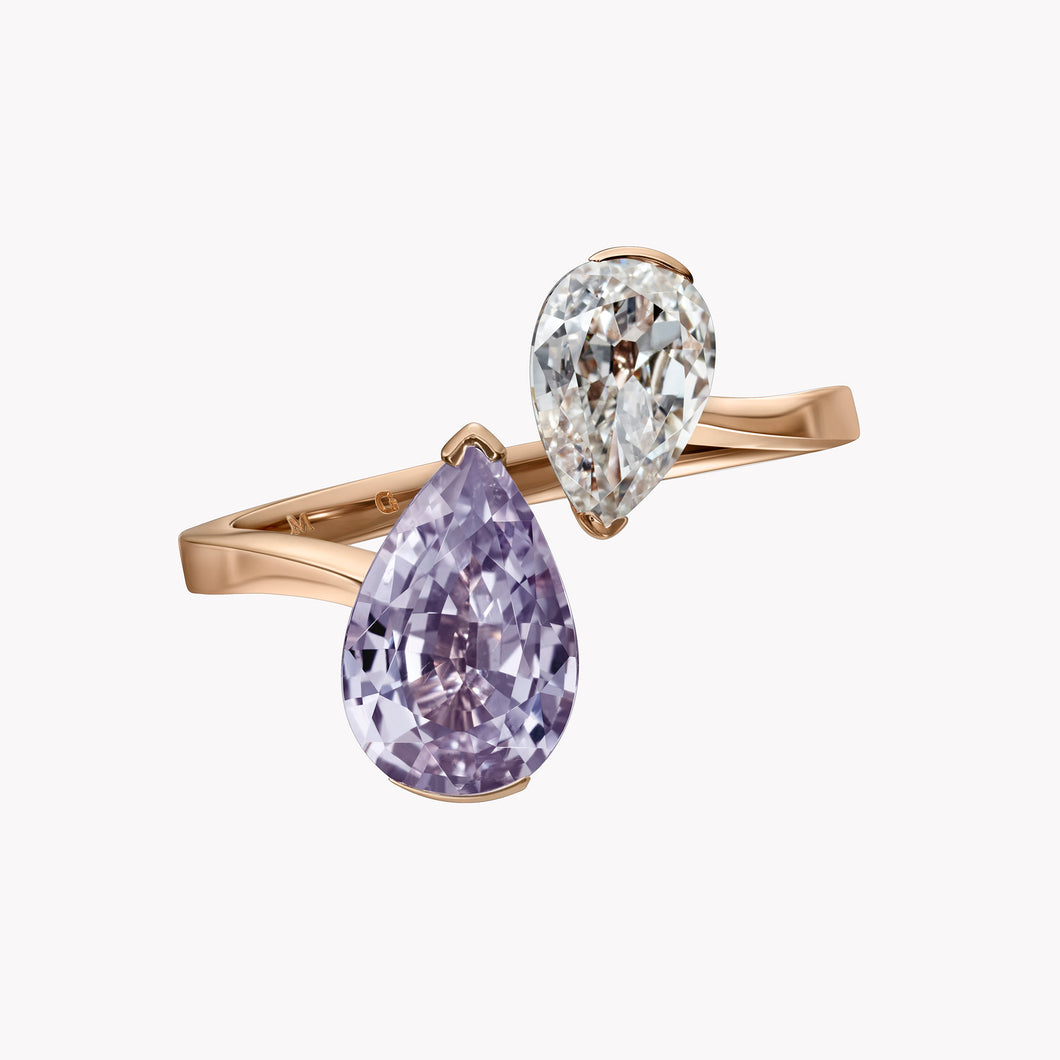 The Daphne Sapphire & Diamond Ring