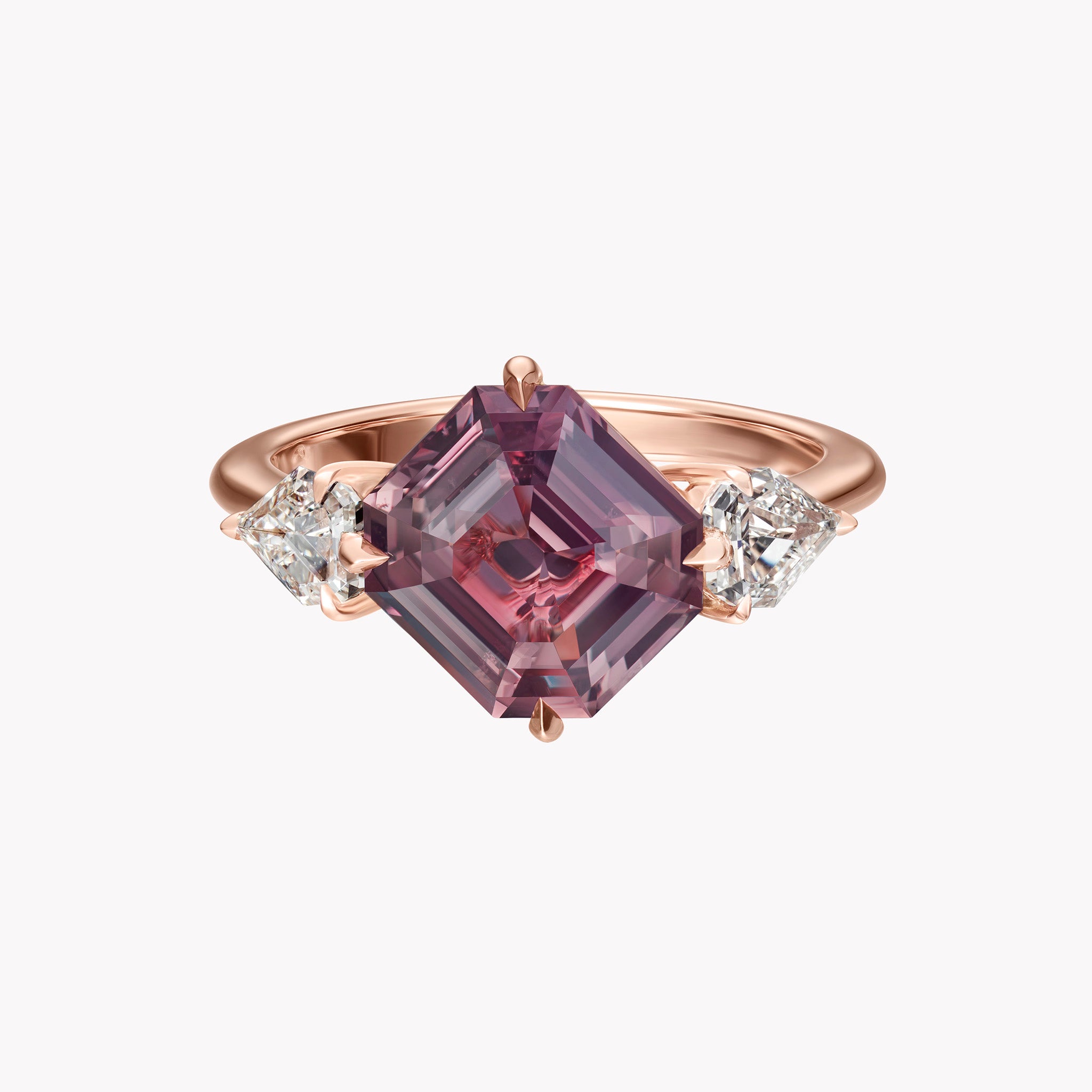 The Aster Grape Sapphire & Diamond Ring