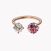 The Emma Pink Tourmaline & Diamond Ring