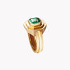 Staircase 2-Tier Square Emerald Ring