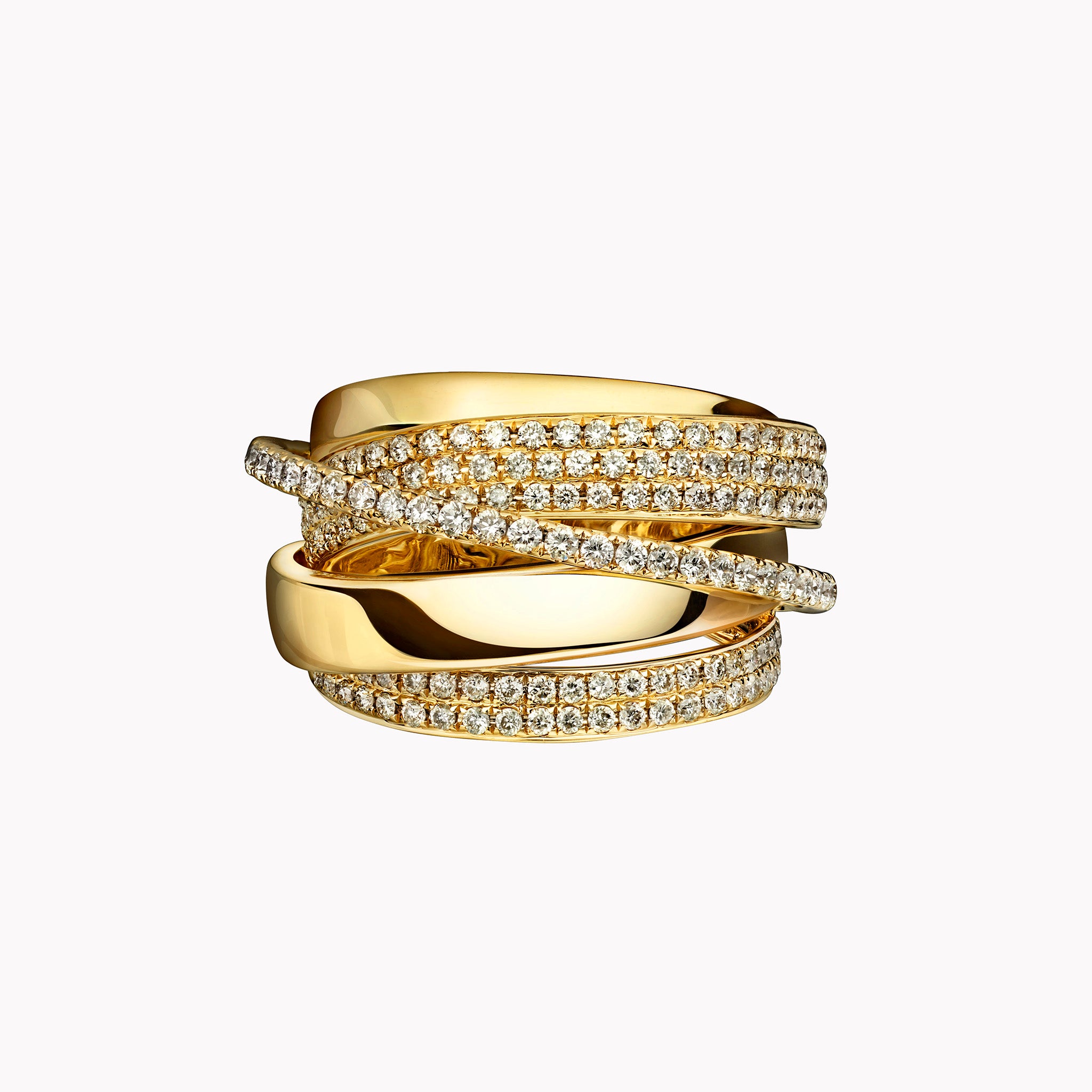 Yellow Gold Essential Orbit Ring