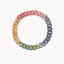 Medium Rainbow Link Bracelet