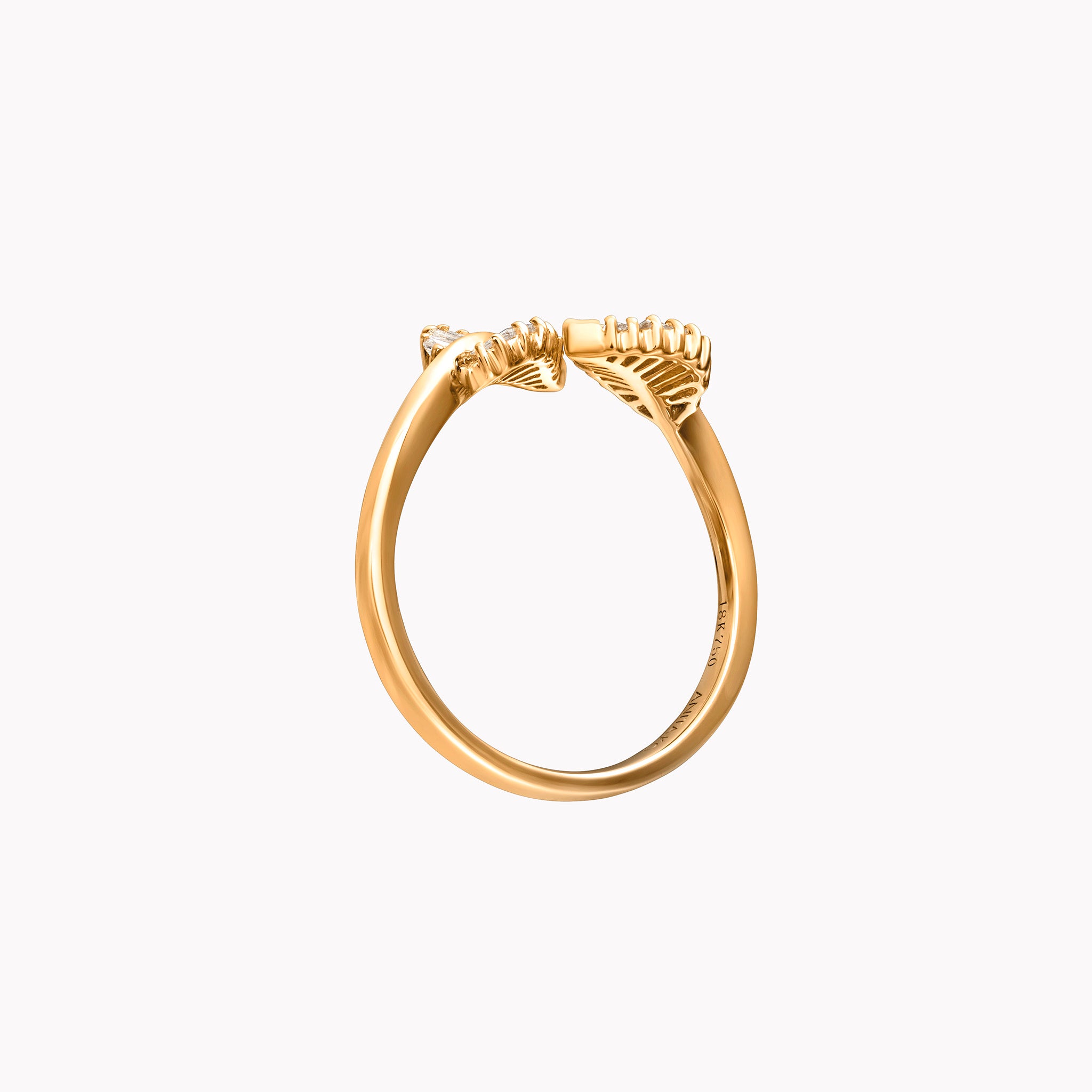 14kt Gold Solo Diamond Ring for Sale | La Kaiser