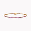 Medium Pink Sapphire Tennis Bracelet