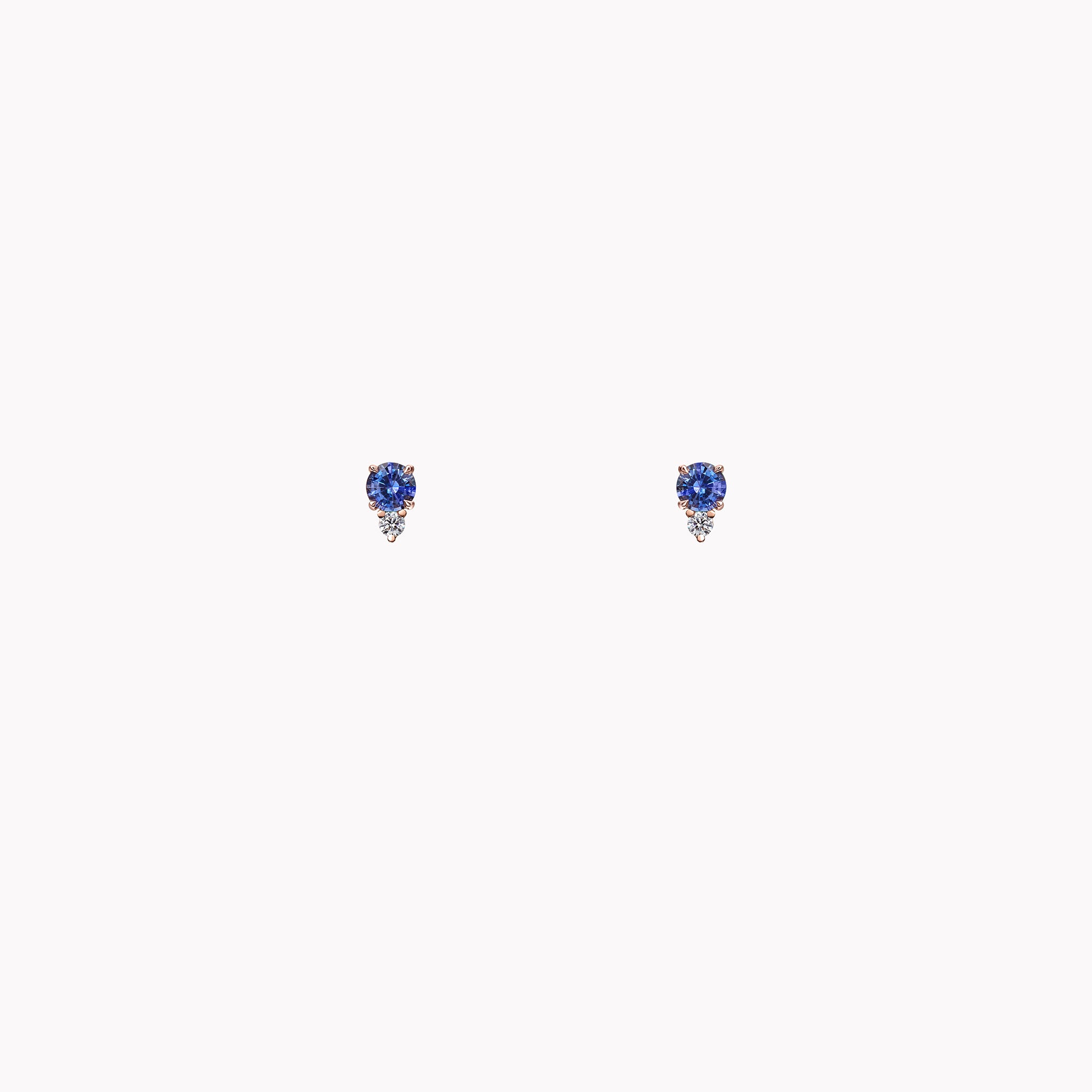 The Olivia Blue Sapphire & Diamond Studs