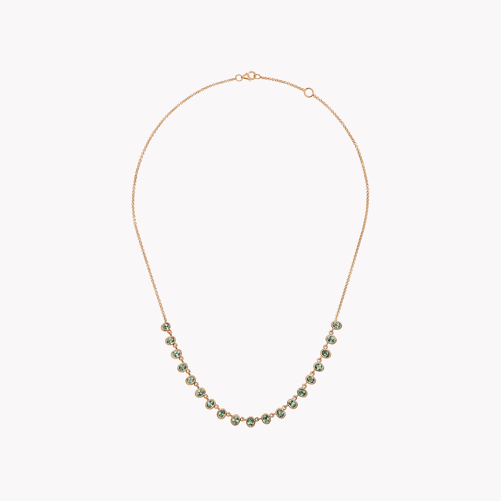 The Petite Lena Green Sapphire Necklace
